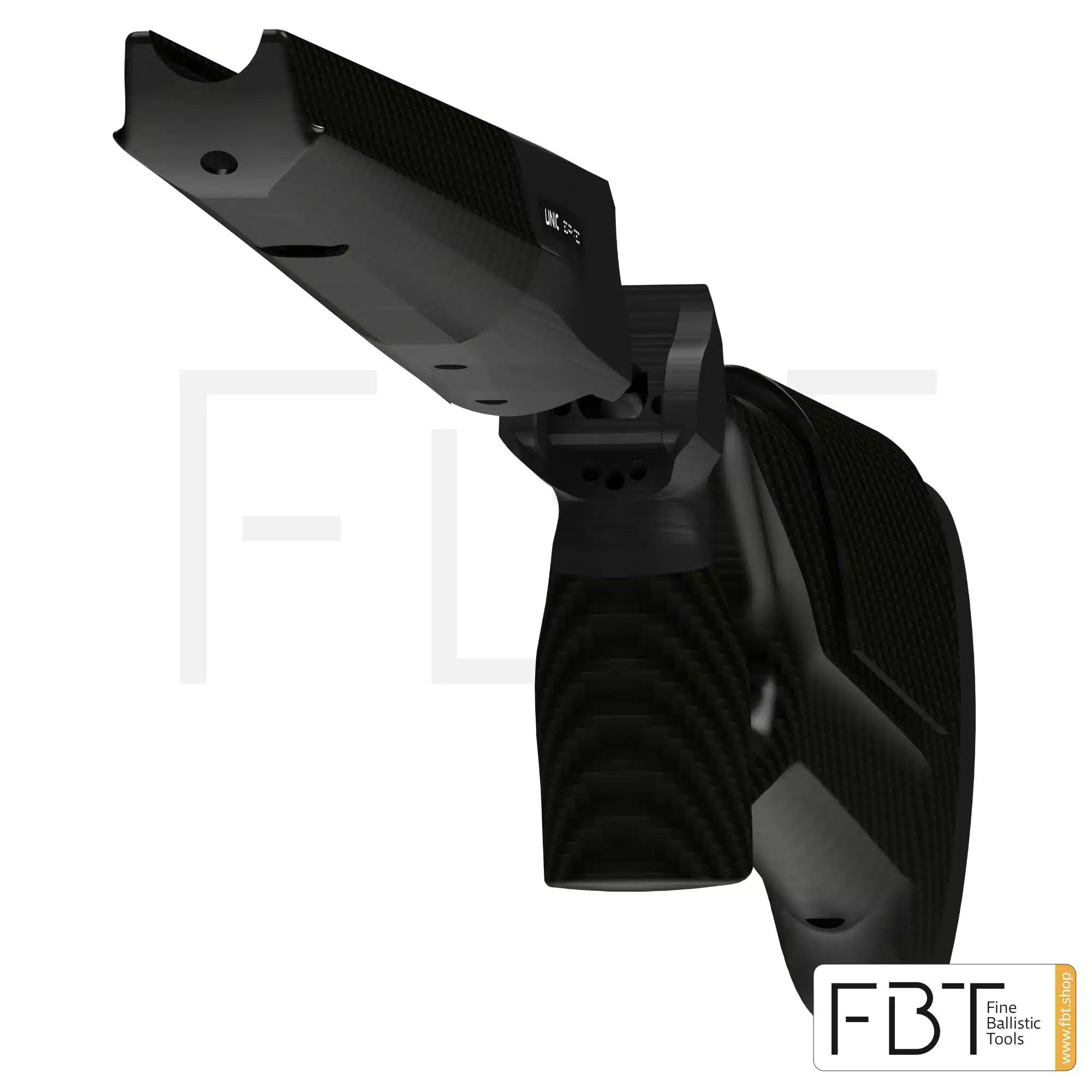 Ложе карбоновое FBT UNIC из двух частей- для Blaser R8 Professional SW - с биподом Spartan Javelin - антабка QD (арт. UR-R8-2P-SW-SJ)
